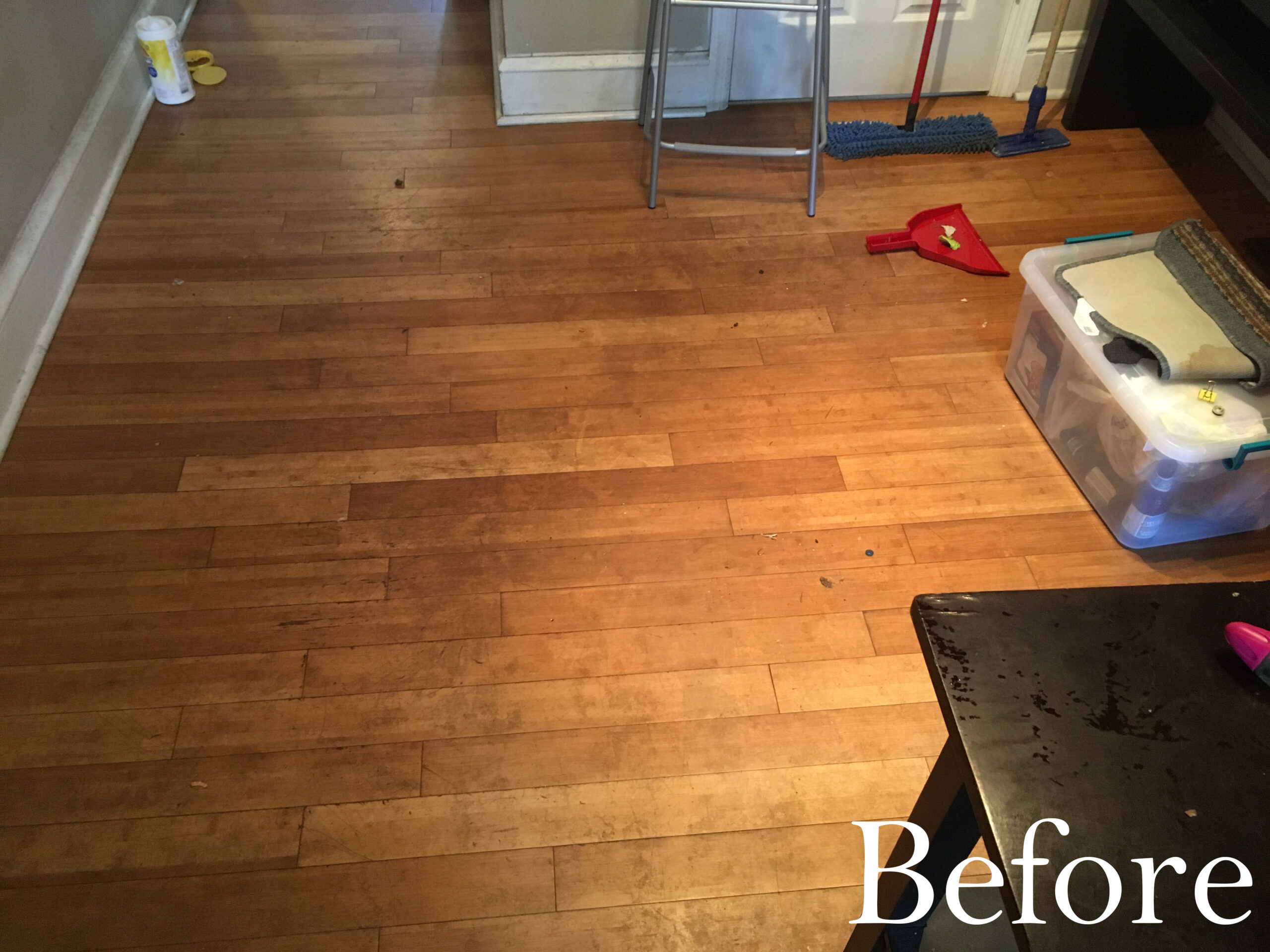 Apartment unit after a make-ready clean